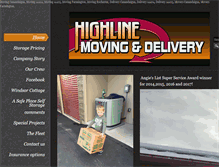 Tablet Screenshot of highlinedelivery.com